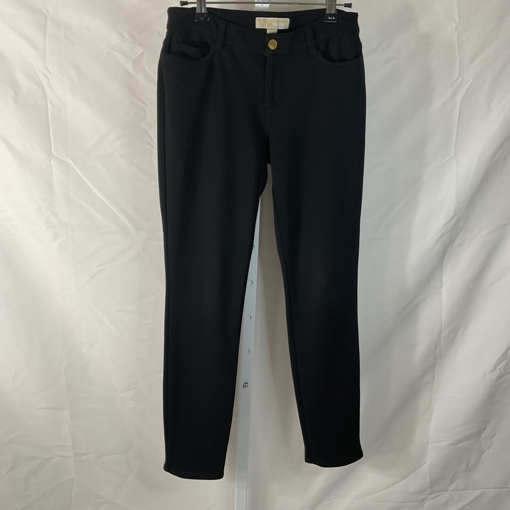 Michael Kors Black Trousers with Gold Button